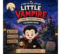 A Day in the Life of a Little Vampire - A Cute Transylvania Coloring Book for Kids: Follow an Adorable Little Vampire Through a Fun-Filled Day of ... Magical Moments • Perfect for Kids Ages 4-14