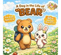 A Day in the Life of Bear: A Cute and Simple Coloring Book for Kids Ages 4-8, Featuring Sweet Bears, Happy Rabbits, and Fun Daily Adventures