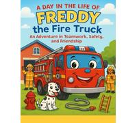 A Day in the Life of Freddy the Fire Truck - Coloring Book for kids 3-8: An Adventure in Teamwork, Safety, and Friendship