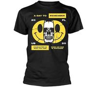 A Day To Remember Character Men's T-Shirt Unisex Black Cotton Print tee Shirts S