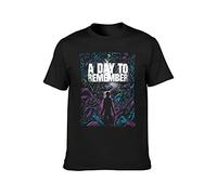 A Day To Remember Homesick Unisex 100% Cotton Short-Sleeve T-Shirts Black L