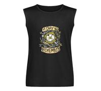 A Day to Remember Stop Watch Vest Tank T-Shirt Men's Black Unisex Sleeveless Tops Tee, Negro , XXL