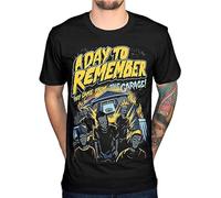 A Day To Remember They Came from The Garage Men's T-Shirt Unisex Black Cotton Print tee Shirts L