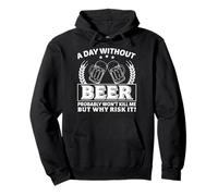 A Day Without Beer Funny Drinking Team Beer Lover Sudadera con Capucha