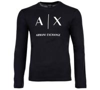 A De X Armani Exchange Manga Larga Hombre - Manga Larga, Cuello Redondo, Logo ,