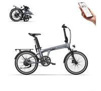 A Dece Oasis Ado Air20 V26 Bicicleta Eléctrica Plegable, E-Bike Ultraligera 20'' con Suspensión, Motor 250W/50Nm, Autonomía 100km, App Ado, Pantalla IPS de 2,4''