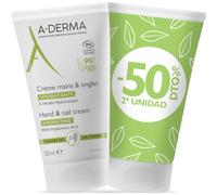 A-Derma Crema de Manos y Uñas Reparadora 2x50ml
