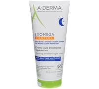 A-derma, exomega control, emollient, night, cream, for face, 200 ml