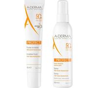 A-Derma Pack Protect Spf50+ Fluido Solar Invisible 40 ml + Spray Solar 200 ml
