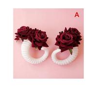 (A)Devil Horn Hair Barrettes Cosplay Sheep Horns Hairpin Halloween Party Decora _dy