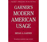 A Dictionary of Modern American Usage, Second Edition (Garner's Modern American Usage)