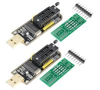 A-DIGISHUO 2 placas base CH341 programador USB enrutamiento LCD BIOS Flash 24 25