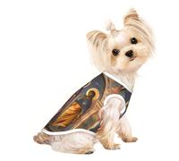 a Divine Frescoes - Camiseta transpirable sin mangas para mascotas, L para perros pequeños y gatos, suave, ligera y elegante