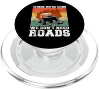 A dónde Vamos No Necesitamos Carreteras Fuera de Carretera PopSockets PopGrip para MagSafe