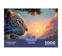 A Double Exposure Depicting 1000 Pcs Papel Ecológico Rompecabezas Jungle Landscape Liberador De Estrés Juego Creativo Puzzle para Niños Pequeños 70x50cm/1000pcs
