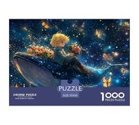 A Dreamy Atmospher-A Little Prince Puzzle De Madera Impermeable Puzzle De 1000 Piezas para Adultos Divertido Rompecabezas para Adultos Juegos Educativos