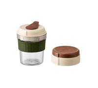 (A) Efficient Iced Coffee Maker Detachable Ice Tray Spill Proof Lid Travels Essential Dishwasher Safe Cold Brews Mugs