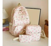 [ a Elegir] Un Set de Mochila de para : Mochila de Viaje de Gran Capacidad Estilo Japonés y Bolso de y Estuche para Lápices para de Secundaria y Universidad, Combinación de Almacenamiento Portátil