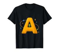 A es para Alien UAP Space Exploration Retro Letter Camiseta