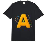 A es para Alien UAP Space Exploration Retro Letter Comfort Colors Adult Heavyweight T-Shirt