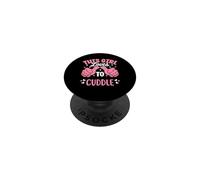 A Esta Chica le Encanta abrazar a un Amante Divertido de Perros y Gatos PopSockets PopGrip Adhesivo