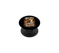 A Esta Chica le Encanta el Teatro Actriz PopSockets PopGrip Adhesivo