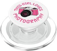 A esta chica le encanta la fotografía, fotógrafa, cámara PopSockets PopGrip para MagSafe