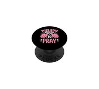 A Esta Chica le Encanta Orar Fe Divertida Religiosa PopSockets PopGrip Adhesivo