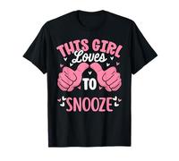 A Esta Chica le Encanta posponer una Siesta Divertida dormida Camiseta