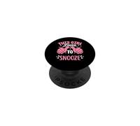 A Esta Chica le Encanta posponer una Siesta Divertida dormida PopSockets PopGrip Adhesivo