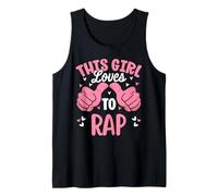 A Esta Chica le Encanta Rap Divertido Amante de la música Hip Hop Camiseta sin Mangas