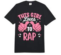 A Esta Chica le Encanta Rap Divertido Amante de la música Hip Hop Comfort Colors Adult Heavyweight T-Shirt