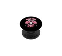 A Esta Chica le Encanta Rap Divertido Amante de la música Hip Hop PopSockets PopGrip Adhesivo
