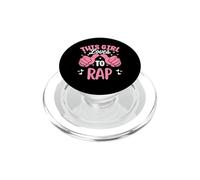 A Esta Chica le Encanta Rap Divertido Amante de la música Hip Hop PopSockets PopGrip para MagSafe