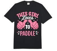 A Esta Chica le Encanta remar Divertido Kayak Kayak Sup Comfort Colors Adult Heavyweight T-Shirt