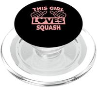 A Esta Chica le Encanta Squash Lady- Jugador de Squash PopSockets PopGrip para MagSafe