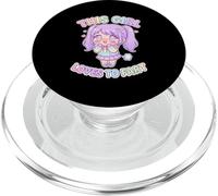 A Esta Chica le Encanta tirarse un Pedo Divertido Humor Anime Kawaii PopSockets PopGrip para MagSafe