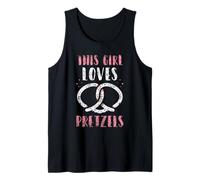 A Esta Chica Le Encantan Los Pretzels Amante Pretzel Camiseta sin Mangas