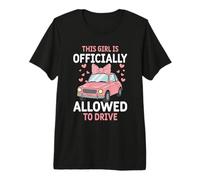 A Esta Chica se le Permite Conducir a un Estudiante con Licencia para Conducir Camiseta Premium
