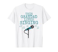 A este abuelo le encanta cantar, día del padre cantante Camiseta