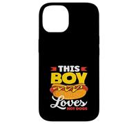 A este chico le encanta Hot Dogs Hot Dog Lover Carcasa para iPhone 14
