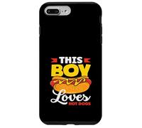 A este chico le encanta Hot Dogs Hot Dog Lover Carcasa para iPhone 7 Plus/8 Plus