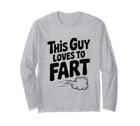 A Este Chico le Encanta tirarse Pedos Humor Divertido Manga Larga