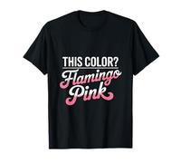 A este color lo llamo Flamingo Pink Sunburn Camiseta