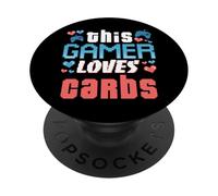 A Este Jugador le encantan los carbohidratos Divertida Cita de Aperitivos para Juegos PopSockets PopGrip Adhesivo