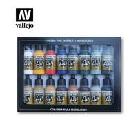 A Estrenar Vallejo Set Colores, Basisfarben, 16 x 17 ML Model Air Artículo