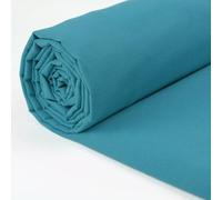 A-Express Tela 100% Algodón - 150 cm de ancho 152 cm - Tela de Algodón Lisa por Metro - Ideal para Acolchado, Costura, Confección, Forros de Cortinas, Bolsos, Ropa de Cama, Fundas de Almohada - Azul