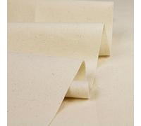 A-Express Tela Calico natural 100% algodón sin blanquear por metro - 230 GSM Peso pesado - 150 cm 60" Pulgadas de ancho para manualidades, costura, acolchado, bordado, forros, proyectos DIY y bolsos