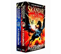A.F. Steadman 2 Books Collection Set (Skandar and the Phantom Rider [Hardcover], Skandar and the Unicorn Thief)