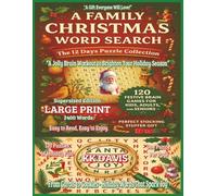 A Family Christmas Word Search: The 12 Days Puzzle Collection: 120 Festive Brain Games for Kids, Adults, and Seniors (Supersized Edition)